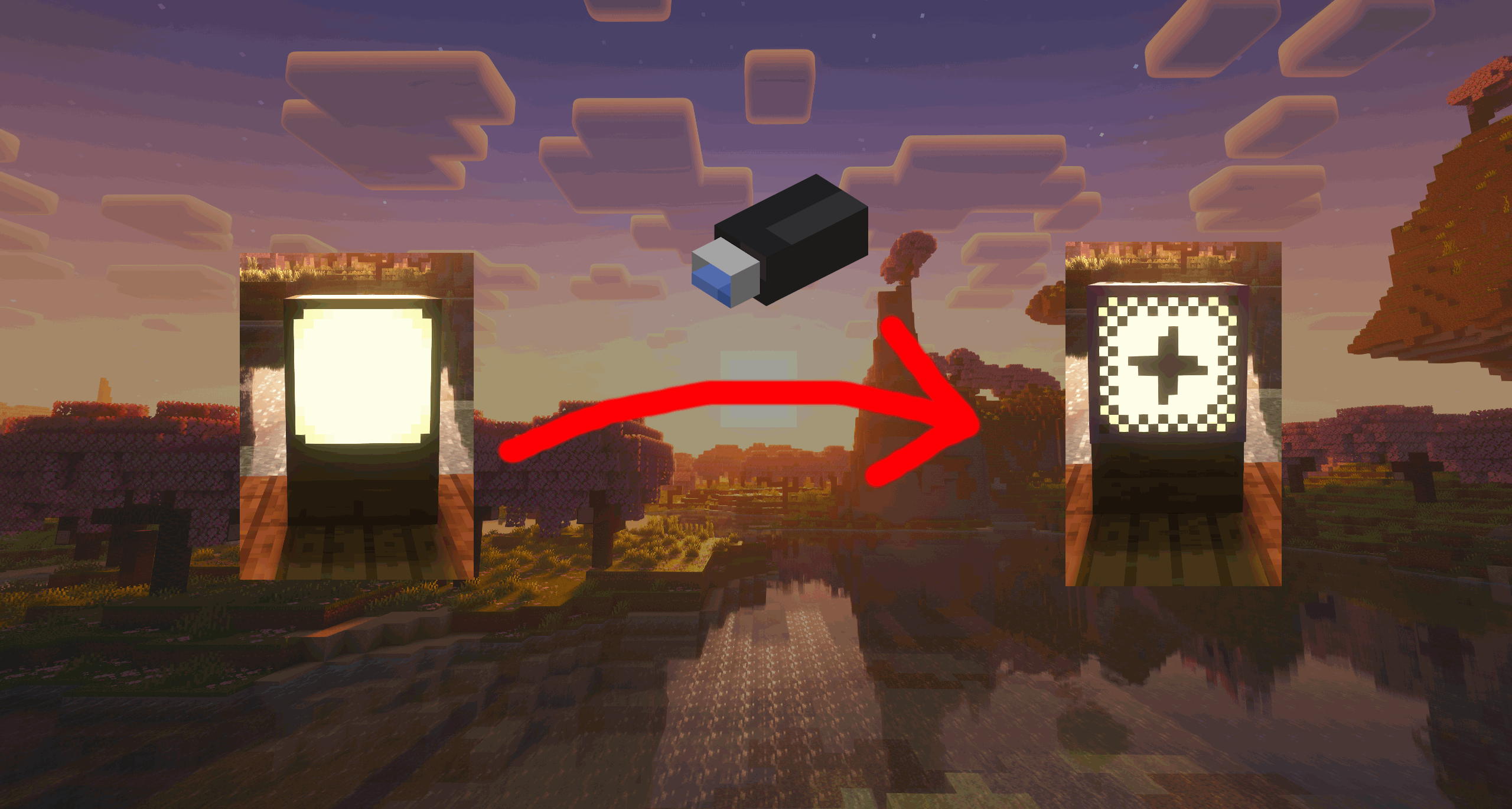 diagram showing a Dynamic Light peripheral overlapped with a purple plus sign after a Peripheral Cable item is held